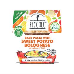 Baby Pasta med sød kartoffel Bolognese 180g (ordre 6 for bytte ydre)