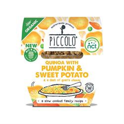 Piccolo Bio-Quinoa mit Kürbis und Ziegenkäse (6 Stück für den Außenhandel bestellen)