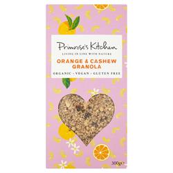 Apelsin och Cashew Granola 300g (beställ i singel eller 12 för handel yttersta)