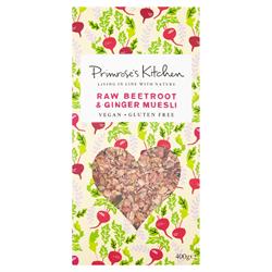Raw Beetroot and Ginger Muesli 400g (order in singles or 12 for trade outer)