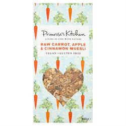 Raw Carrot and Cinnamon Muesli 400g (order in singles or 12 for trade outer)