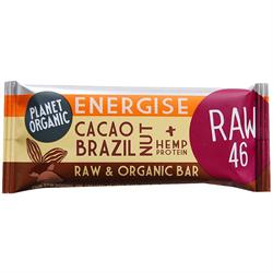 Cacao Brazil Nut Energise Bar (order 20 for retail outer)