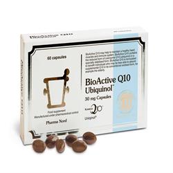 Bio-Ubiquinol Active QH 30mg - 60 kapsler (bestilles i singler eller 5 for bytte ydre)