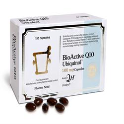 Bio-Ubiquinol Active QH 100mg- 150 キャップ (単品で注文、または外注の場合は 4 個で注文)