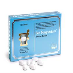 Bio-Magnesium 150 tabletter (bestil i singler eller 4 for bytte ydre)