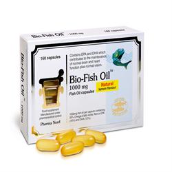 Bio-Fish Oil 1000mg 160 kapsler (bestilles i singler eller 2 for bytte ydre)