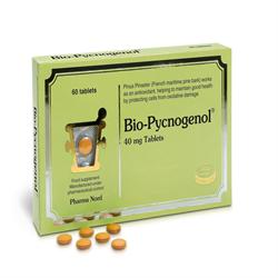 Bio-Pycnogenol 40mg - 60 tabletter (bestilles i singler eller 5 for bytte ydre)