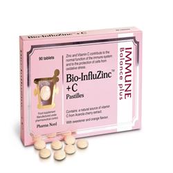 Bio-InfluZinc+C 90 Pastillen (einzeln bestellen oder 4 für den Außenhandel)