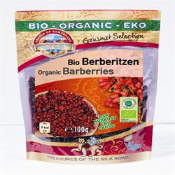 Organic Barberries 100g (order in singles or 7 for retail outer)