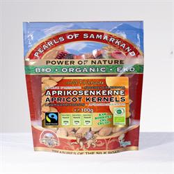 Organic Fairtrade Apricot Kernels 100g (order in singles or 7 for trade outer)