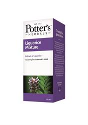 15 % de réduction sur le mélange de réglisse Potter's Herbals 135 ml (commander en simple ou 4 pour le commerce extérieur)