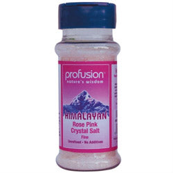15% OFF Himalayan Rose Pink Salt- Fine~ Table shaker 140g (order in singles or 7 for trade outer)