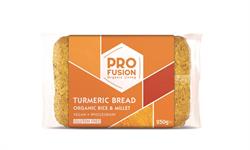 Pan de arroz con cúrcuma orgánico - Sin gluten 250 g (pedir por separado o 12 para el comercio exterior)
