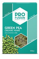 Økologisk Green Pea Penne 250g (bestil i single eller 12 for bytte ydre)