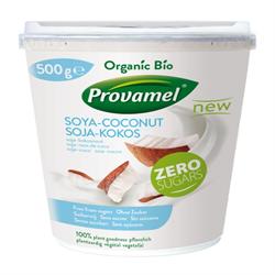Bio-Soja-Kokosnuss ohne Zucker, 500 g