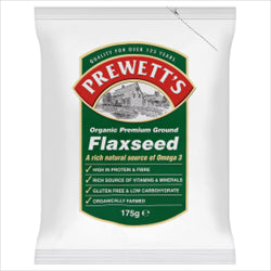 Organic Ground Flaxseed 175g (order 6 for retail outer)