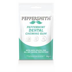 Peppermint Dental Gum 50g (order in singles or 12 for retail outer)