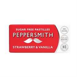 Strawberry Xylitol Pastilles 15g (order 12 for retail outer)