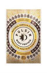 Pulsin Vanilje Whey Protein Powder 25g (bestill i single eller 8 for detaljhandel ytre)