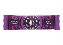 Pulsin Berry & Beets Fruit & Nut Bar 35g (order 18 for retail outer)