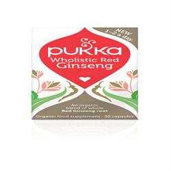 An organic blend of whole Red Ginseng root