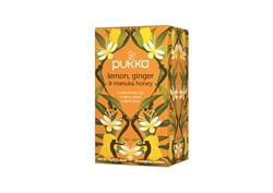 20% REDUCERE Lămâie, ghimbir și miere de Manuka 20 plicuri de ceai din plante (comandați în unică sau 4 pentru comerț exterior)