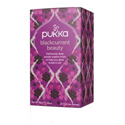 20% RABAT Blackcurrant Beauty Tea 20 Pose (bestil i single eller 4 for bytte ydre)