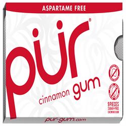 PUR Gum Cinnamon Blister 9 قطع (اطلب فرديًا أو 12 قطعة خارجية للبيع بالتجزئة)