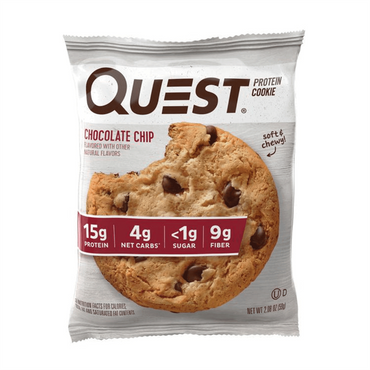 Quest Proteinkeks 12x50g / Schokoladenstückchen