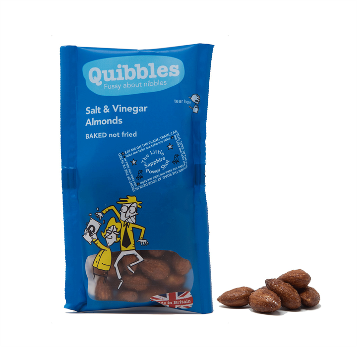 Quibbles Almonds 28x30g / Salt & Vinegar