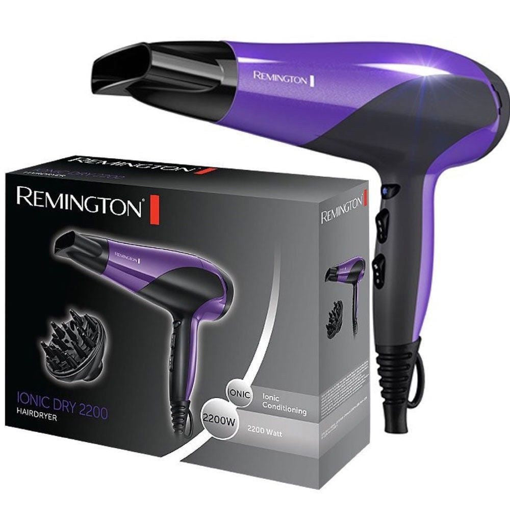Sèche-cheveux Remington | 2200w | ionique | diff |coolshot