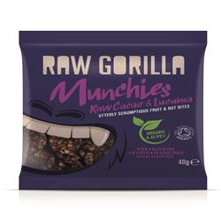Organic Cacao & Lucuma Munchies 40g (order 10 for retail outer)