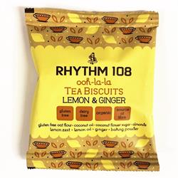 Ooh-la-la Tea Biscuit, Citron Gingembre (commander par multiples de 6 ou 12 pour l'extérieur au détail)