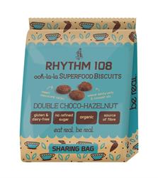 Ooh-la-la Tea Biscuit Double Choco Hazelnut Sharing Bag (encomende em múltiplos de 4 ou 12 para varejo externo)