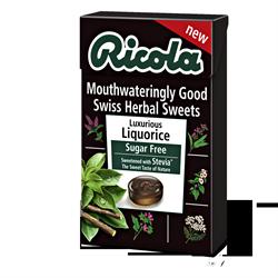 Liquorice Lozenges, Sugar Free with Stevia 45g (order in singles or 20 for retail outer)