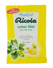 Pastillas de limón y menta, bolsa de 70 g (pedir por unidades o 12 para el exterior minorista)