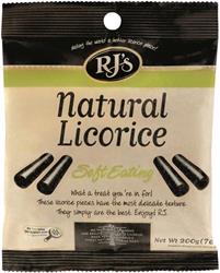 Natural Soft Eating Licorice 300g (order in singles or 12 for trade outer)