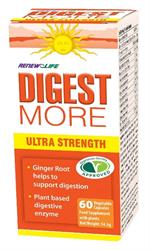 Renew Life Digestmore Ultra 60s (pedir por separado o 12 para el comercio exterior)
