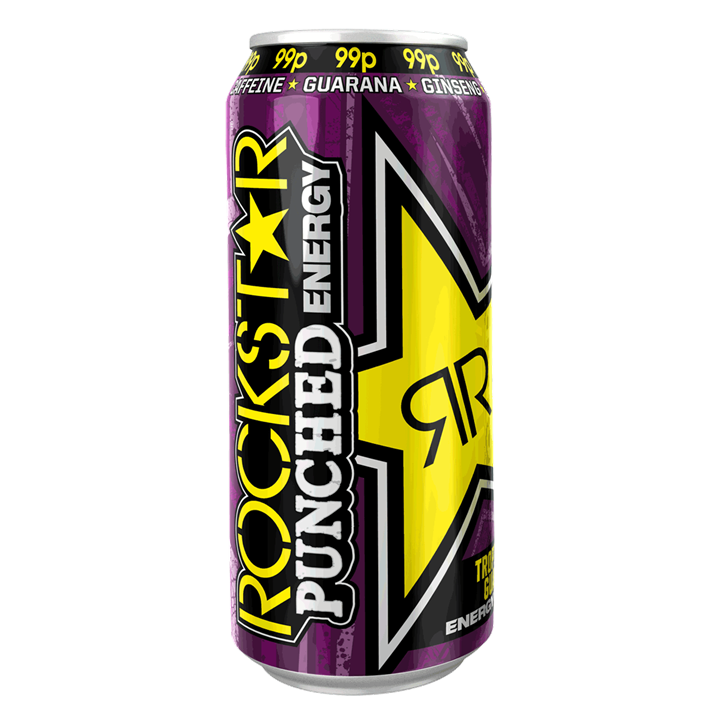 Rockstar geperforeerde guave 12x500ml guave, 12x500ml / guave