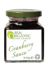 Real Organic Cranberry Sauce - 310g