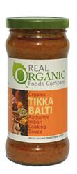 Real Organic Tikka Balti Indian sauce 350g