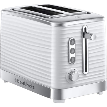 Russell Hobbs Toaster | 2 Slice | Inspire | Wide | White