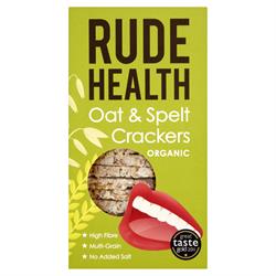 Organic Oat and Spelt Crackers130g (order in singles or 5 for trade outer)
