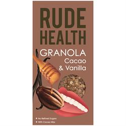Kakao & Vanilje Granola 450g (bestill i enkeltrom eller 5 for bytte ytre)