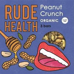 Organic Peanut Crunch 3 x 25g (order in multiples of 3 or 15 for retail outer)