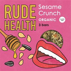 Organic Sesame Crunch 3 x 25g (order in multiples of 3 or 15 for retail outer)