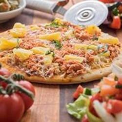 Pizza estilo jamón y piña 205g