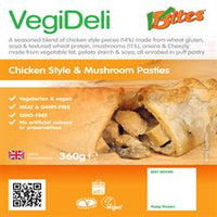 Chicken Style & Mushroom Pasties 360g