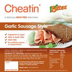 Cheatin Garlic Sausage Style 100g