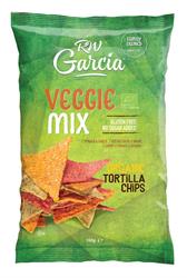 Biologische Veggie Mix Tortilla's 150g (bestel per stuk of 12 voor handel buiten)